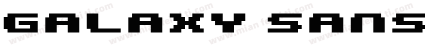 Galaxy Sans Extra Bold字体转换